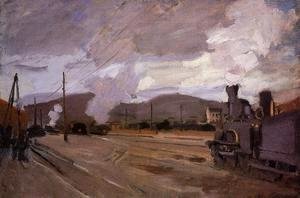 Claude Monet - The Railroad Station At Argenteuil