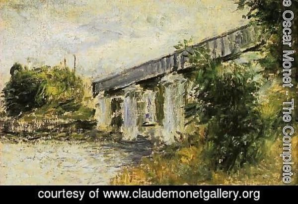 Claude Monet - The Railway Bridge At Argenteuil2