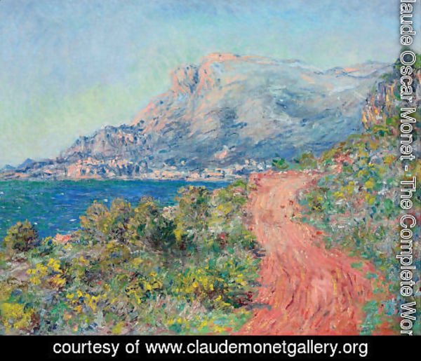 Claude Monet - The Red Road Near Menton