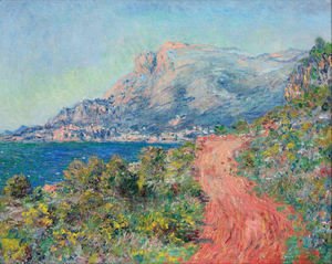 Claude Monet - The Red Road Near Menton