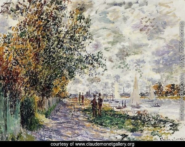 The Riverbank At Petit Gennevilliers