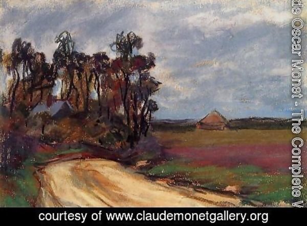 Claude Monet - The Road And The House
