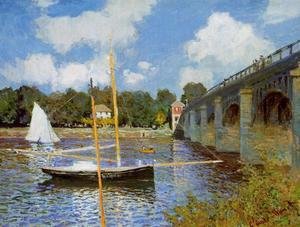 Claude Monet - The Road Bridge At Argenteuil