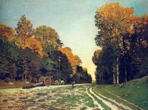 Claude Monet - The Road From Chailly To Fontainebleau