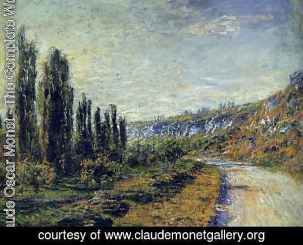 Claude Monet - The Road From Vetheuil