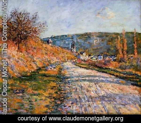 Claude Monet - The Road To Vetheuil