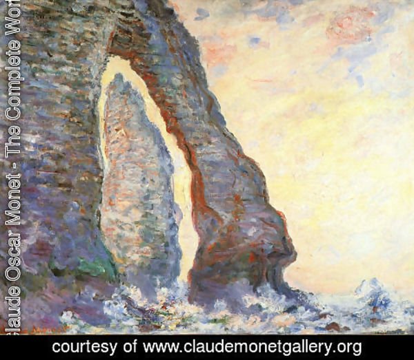 Claude Monet - The Rock Needle Seen Through The Porte D Aval