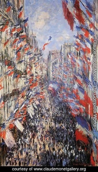 Claude Monet - The Rue Montorgeuil 30th Of June 1878