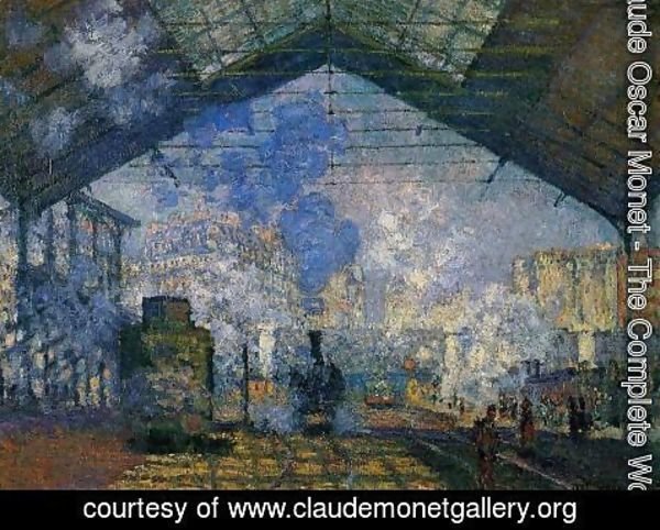 Claude Monet - The Saint Lazare Station2