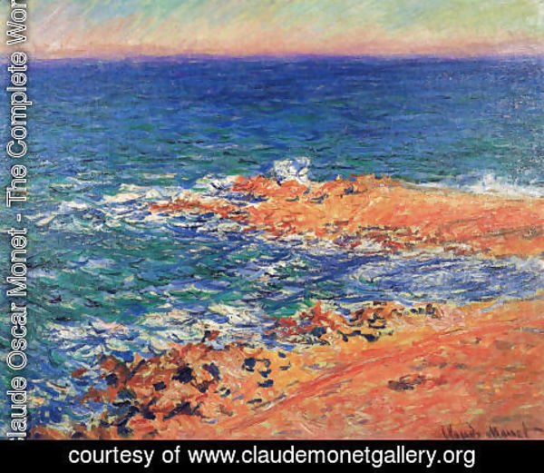 Claude Monet - The Sea In Antibes