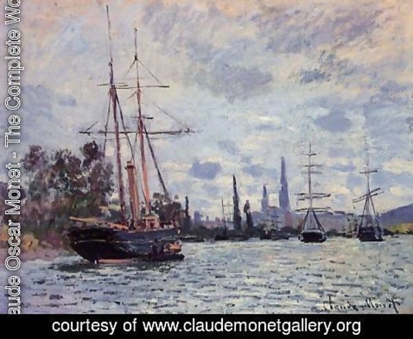 Claude Monet - The Seine At Rouen2