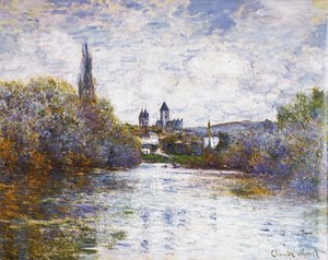 The Small Arm Of The Seine At Vetheuil
