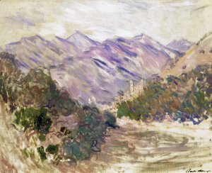 Claude Monet - The Valley Of The Nervia With Dolceacqua