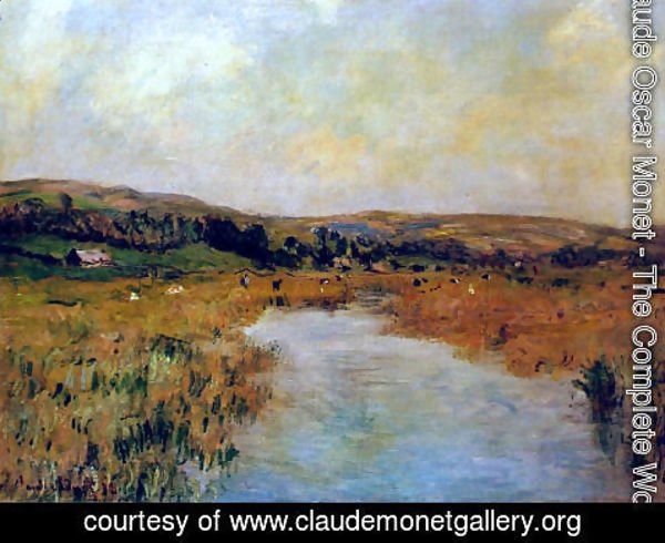 Claude Monet - The Valley Of The Scie At Pouville