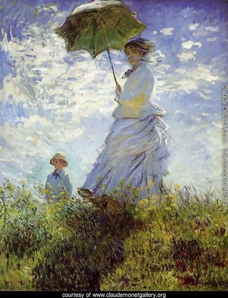 The Walk  Woman With A Parasol