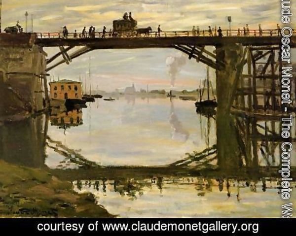 Claude Monet - The Wooden Bridge
