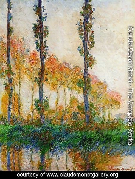Claude Monet - Three Trees In Autumn