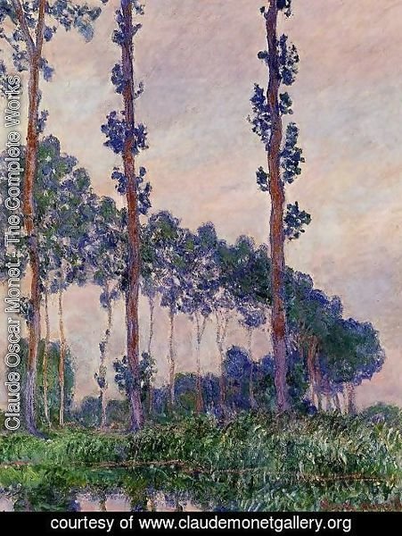 Claude Monet - Three Trees In Grey Weather
