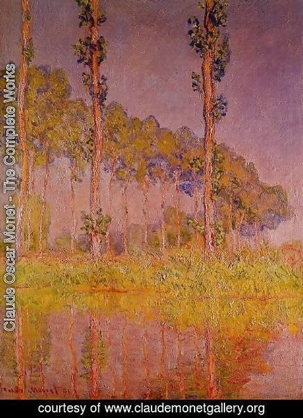 Claude Monet - Three Trees In Spring
