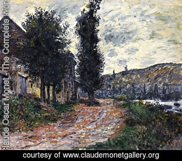 Claude Monet - Tow Path At Lavacourt