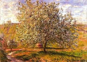 Claude Monet - Tree In Flower Near Vetheui