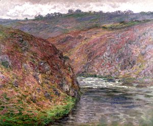 Claude Monet - Valley Of The Creuse  Grey Day