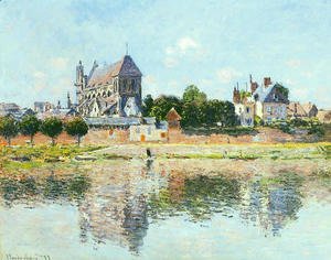 Claude Monet - View Of The Church At Vernon