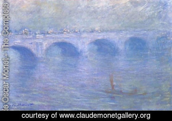 Claude Monet - Waterloo Bridge In The Fog