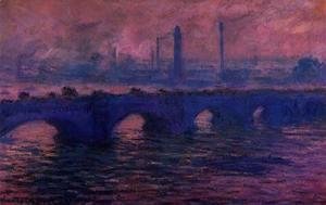 Claude Monet - Waterloo Bridge  Overcast Weather