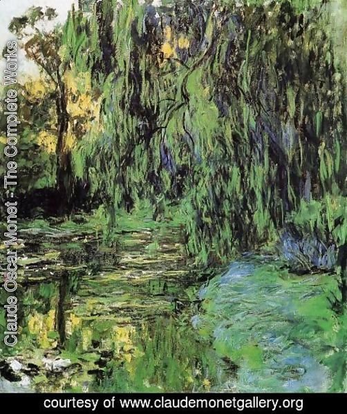 Claude Monet - Weeping Willow And Water Lily Pond