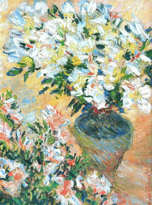 Claude Monet - White Azaleas In A Pot