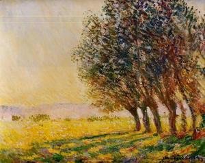 Claude Monet - Willows At Sunset