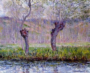 Claude Monet - Willows In Springtime