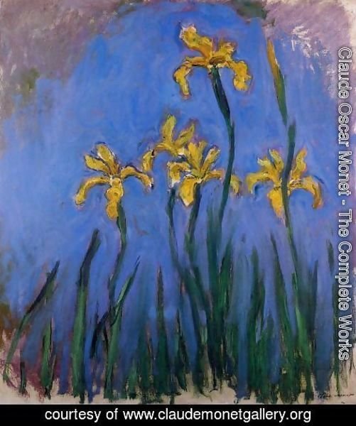 Claude Monet - Yellow Irises2