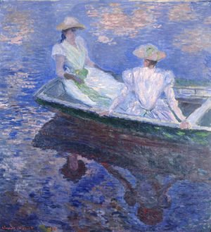 Claude Monet - Young Girls In A Row Boat