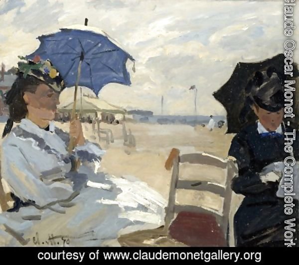 Claude Monet - On the Beach, Trouville (La plague de Trouville)