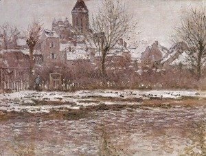 Claude Monet - Snow Effect at Vetheuil