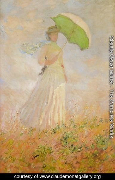Claude Monet - Lady with a Parasol